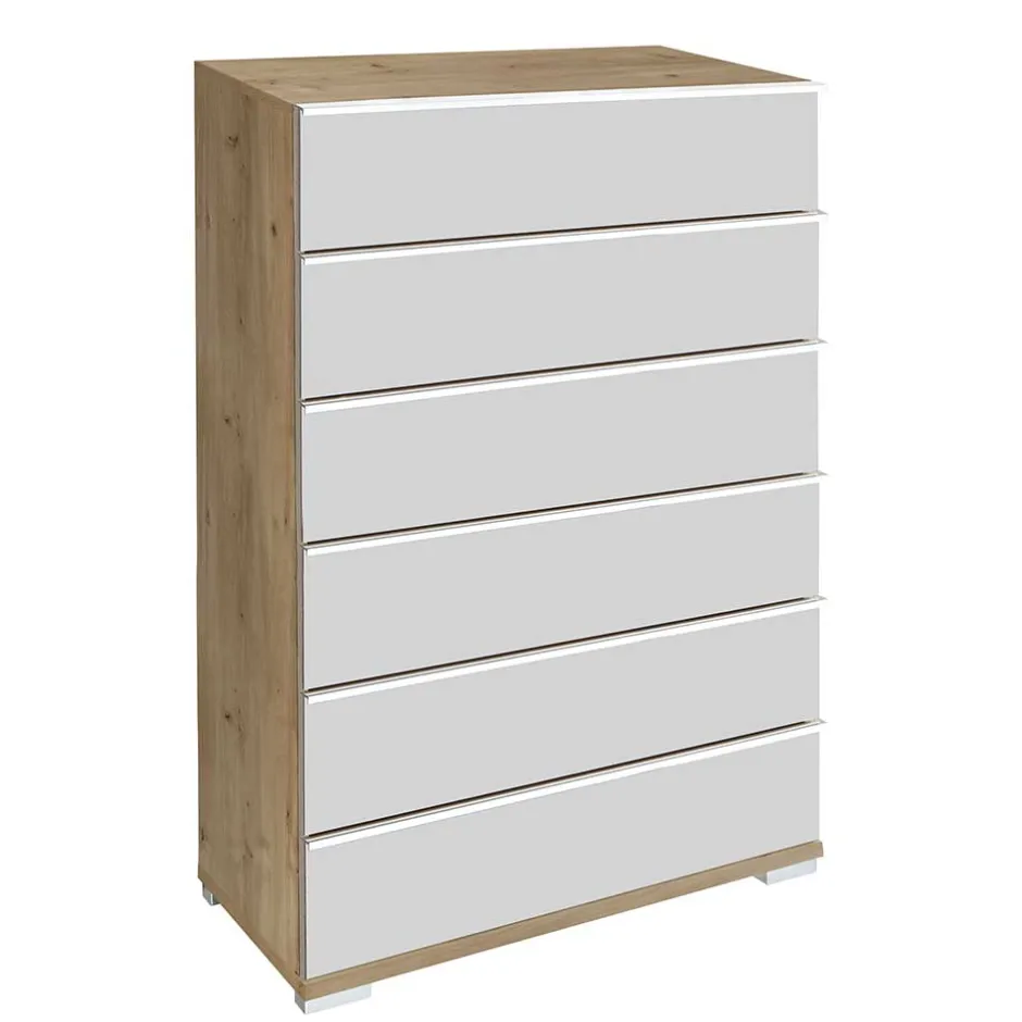 Flurkommoden|Schlafzimmerkommoden*Pharao24 120 cm hohe Kommode Waluva