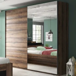 Schiebetürenschränke|Kleiderschränke*Pharao24 220 cm Kleiderschrank Salassos