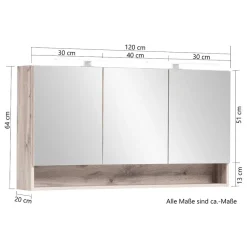 Pharao24 120 cm Spiegelschrank Vressa><noscript><img width=