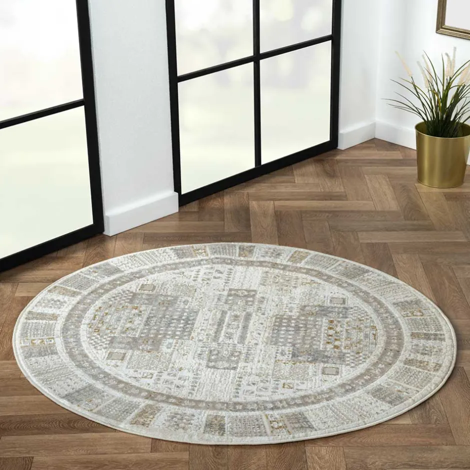 Teppiche*Pharao24 120 cm Teppich rund Ackora