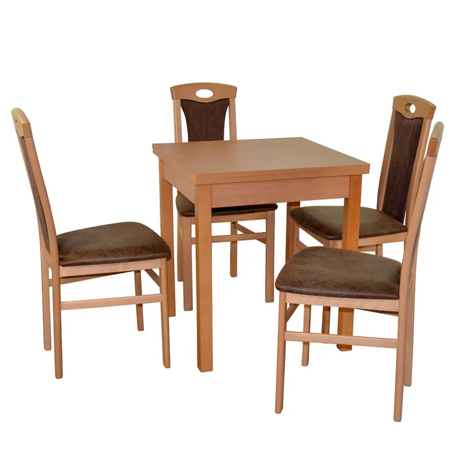 Pharao24 4 Personen Essgruppe Oledra> Sitzgruppen|Tisch Mit Stühlen