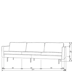 Pharao24 3 Sitzer Sofa Ulada><noscript><img width=