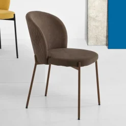 Pharao24 4 Stühle in Braun Calinesta> Küchenstühle|Esszimmerstühle