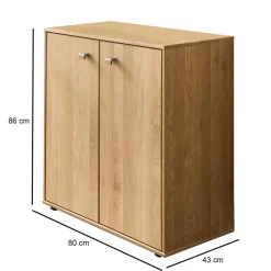 Küchenkommode|Wohnzimmerkommoden*Pharao24 2 türige Kommode Veyfas