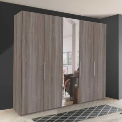 Kleiderschränke|Schlafzimmerschränke*Pharao24 3 türiger Spiegel Kleiderschrank Vasilio