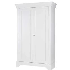 Pharao24 Abschließbarer Kleiderschrank Rioja> Massivholzmöbel|Drehtürenschränke