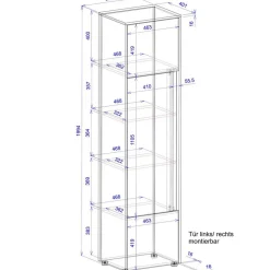 Büroschränke|Aktenschränke*Pharao24 Aktenordnerschrank Uzniana