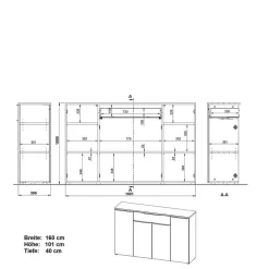 Pharao24 Aktenschrank Abby><noscript><img width=