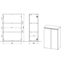 Büroschränke|Aktenschränke*Pharao24 Aktenschrank Gowri