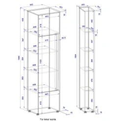 Pharao24 Aktenschrank mit Regal Rascian><noscript><img width=