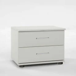 Nachtkommoden|Nachttisch*Pharao24 Alpinweiße Nachtkommode Nanylea