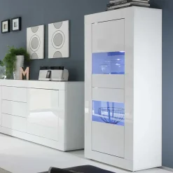 Moderne Wohnwände|Hochglanz Wohnwände*Pharao24 Anbauwand Deconda