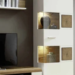 Moderne Wohnwände*Pharao24 Anbauwand Drucana