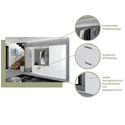Garderobensets*Pharao24 Anbauwand Garderobe Ridonner