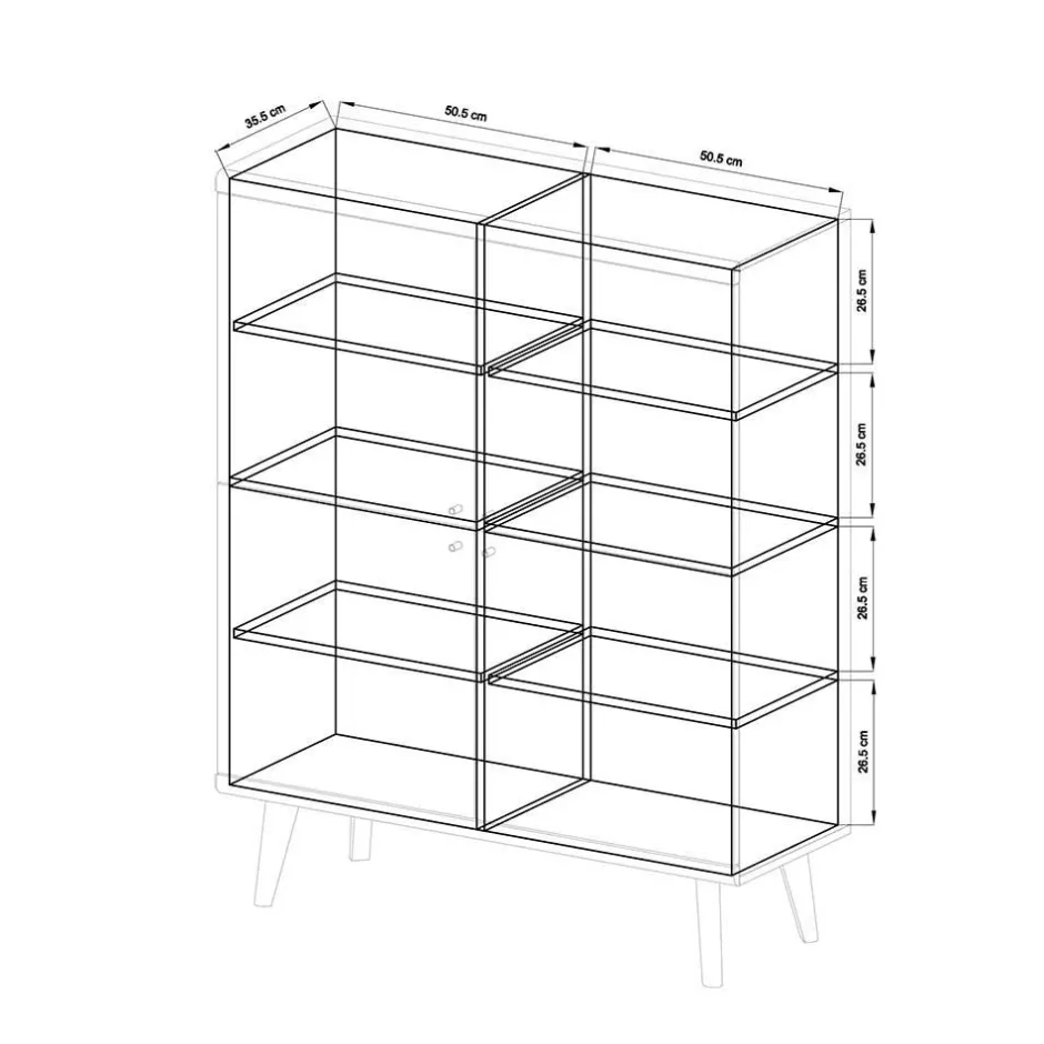 Pharao24 Anbauwand Levanca> Massivholz Wohnwände
