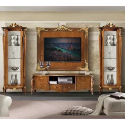 Massivholz Wohnwände*Pharao24 Anbauwand Savolina