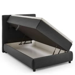 Funktionsbetten|Schubkastenbetten*Pharao24 Anthrazit Boxbett Ambrosso