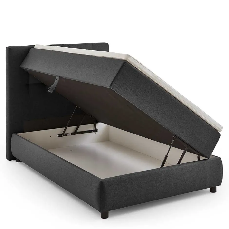 Funktionsbetten|Schubkastenbetten*Pharao24 Anthrazit Boxbett Ambrosso