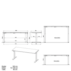 Büromöbel Sets*Pharao24 Arbeitszimmermöbel Kalastania