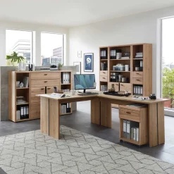 Büromöbel Sets*Pharao24 Arbeitszimmermöbel Set Carsons