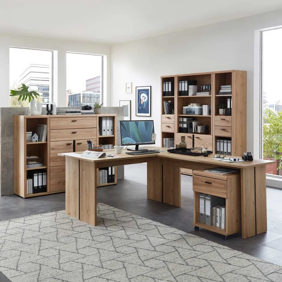 Büromöbel Sets*Pharao24 Arbeitszimmermöbel Set Carsons