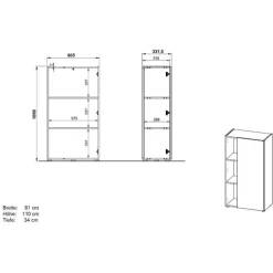 Pharao24 Arbeitszimmermöbel Set Sinnabra><noscript><img width=