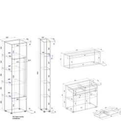 Pharao24 Arbeitszimmermöbel Set Uzniana><noscript><img width=