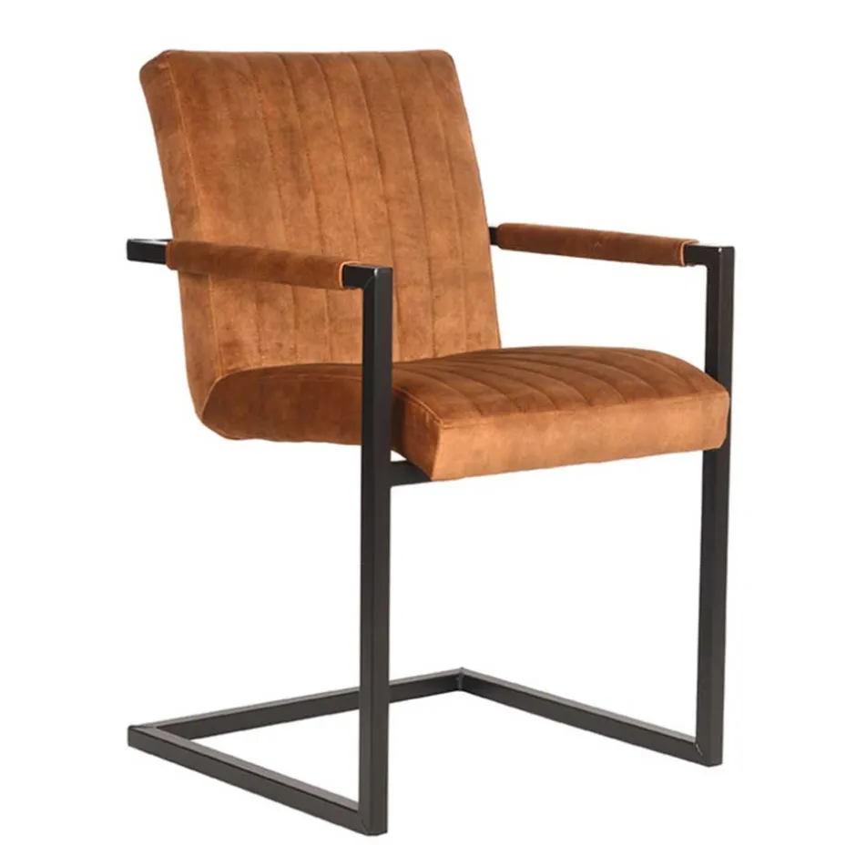 Pharao24 Armlehnen Freischwinger Levisa> Küchenstühle|Esszimmerstühle