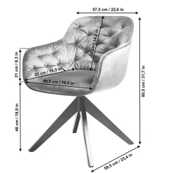 Bürostuhl*Pharao24 Armlehner Consol