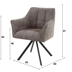 Küchenstühle|Esszimmerstühle*Pharao24 Armlehnstühle Esstisch Colore