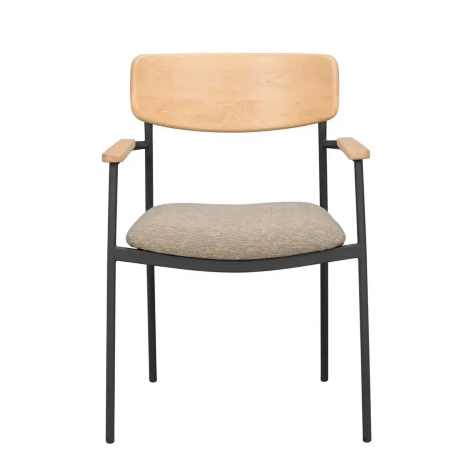 Massivholz Stühle*Pharao24 Armlehnstuhl Calbilan