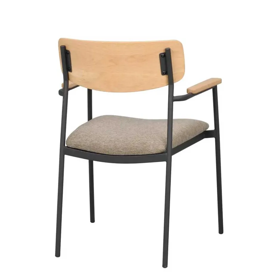 Massivholz Stühle*Pharao24 Armlehnstuhl Calbilan