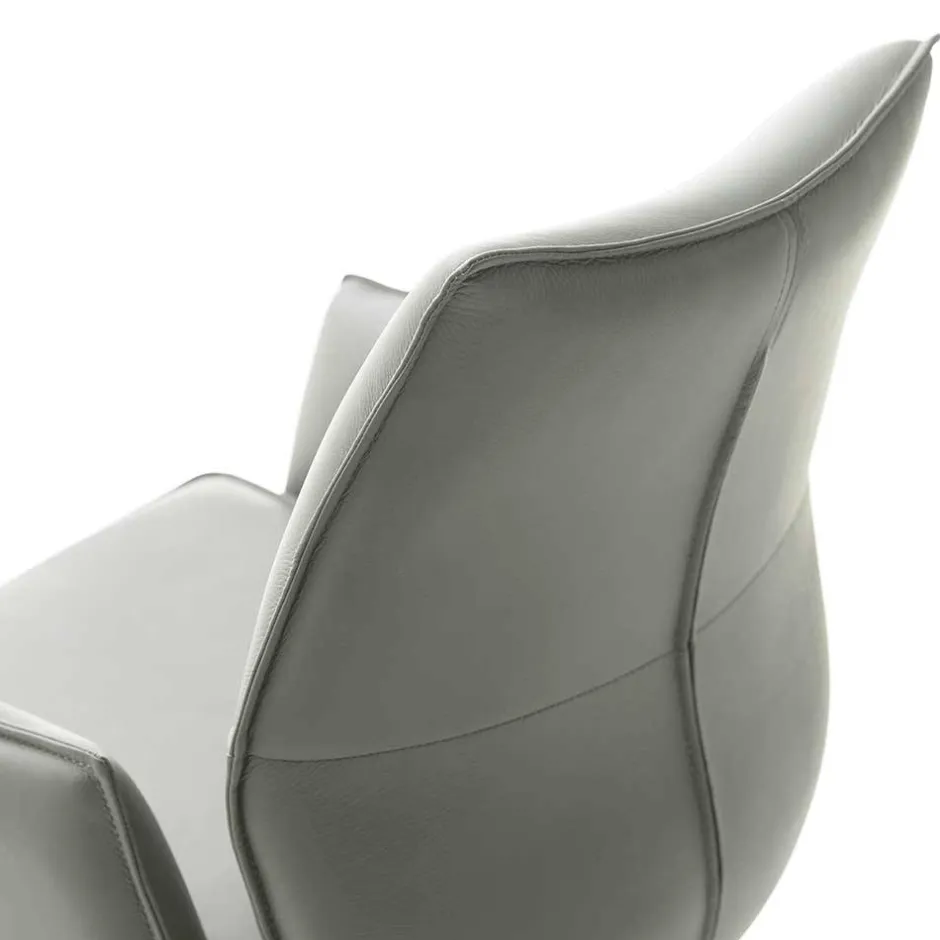 Pharao24 Armlehnstuhl Gowri> Polstermöbel|Lederstühle