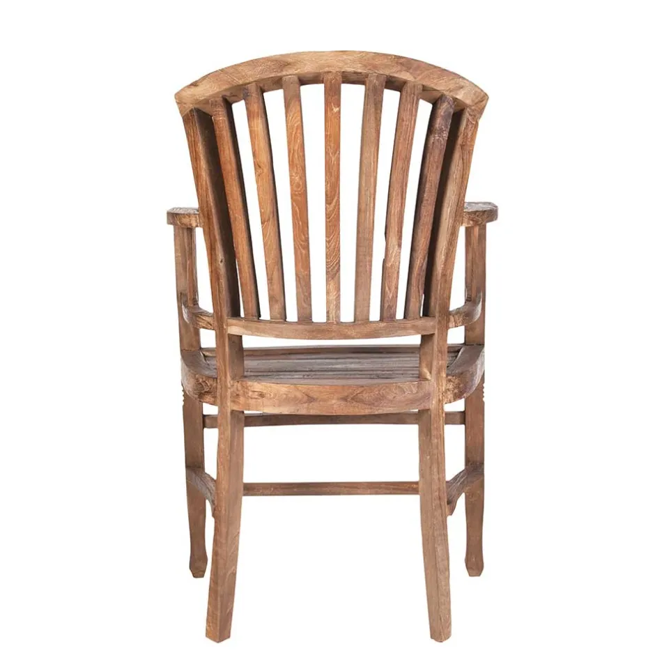 Massivholz Stühle*Pharao24 Armlehnstuhl Goyas