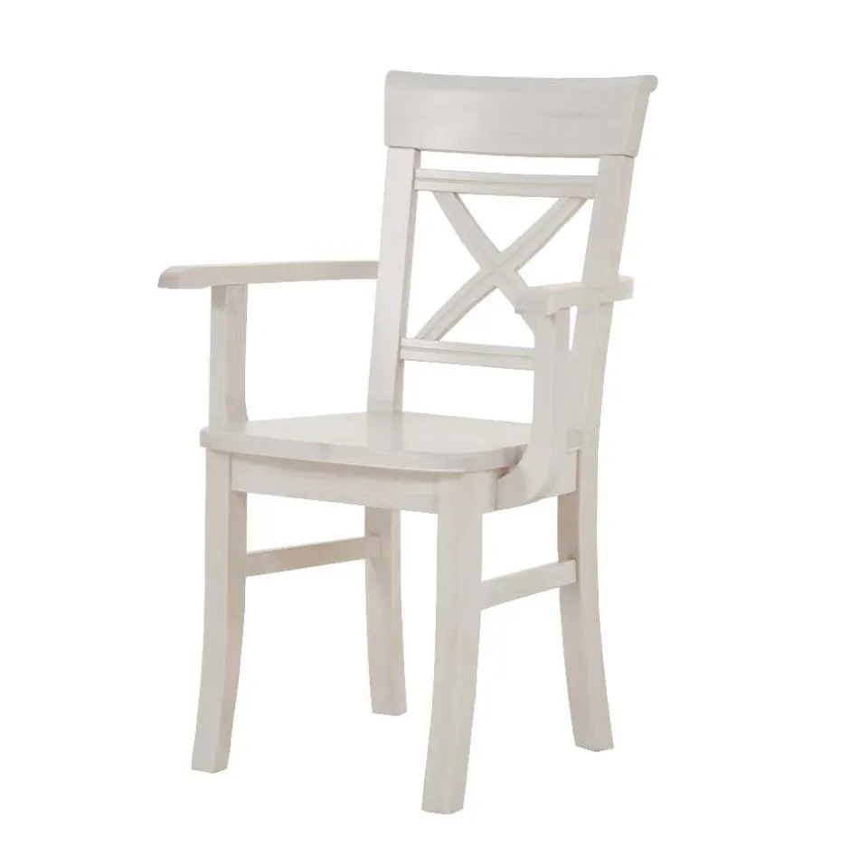 Pharao24 Armlehnstuhl Megida> Armlehnstühle|Massivholz Stühle