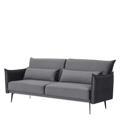 Pharao24 Ausklappbares Sofa Samt Calexia> 3 Sitzer Sofa|Schlafsofas