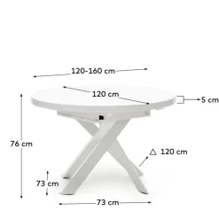 Glastische|Ausziehtische*Pharao24 Ausziehtisch Benito