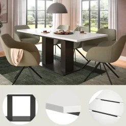 Ausziehtische*Pharao24 Ausziehtisch Crasting