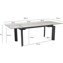 Ausziehtische*Pharao24 Ausziehtisch Eprisa