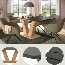 Ausziehtische*Pharao24 Ausziehtisch Jaturna