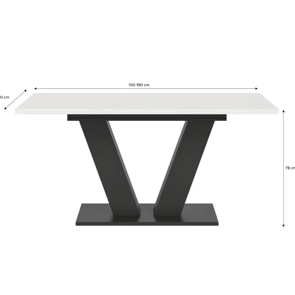 Ausziehtische*Pharao24 Ausziehtisch Merin