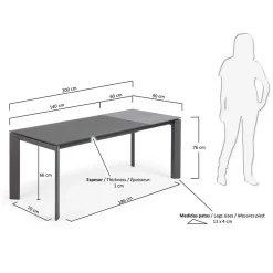 Küchentisch|Glastische*Pharao24 Ausziehtisch Pogados