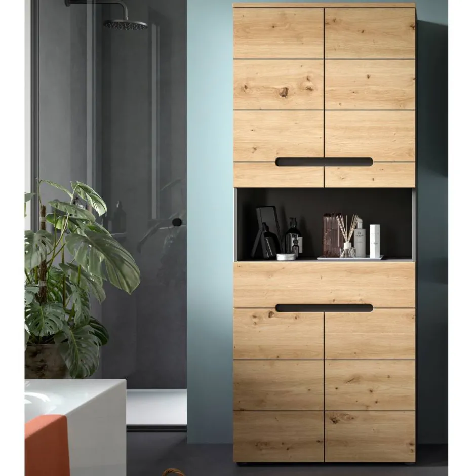 Badezimmerschränke|Bad Hochschränke*Pharao24 Bad Hochschrank Alexandro