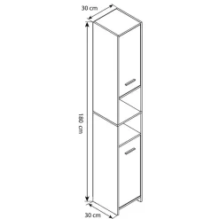 Bad Hochschränke*Pharao24 Bad Hochschrank Panales