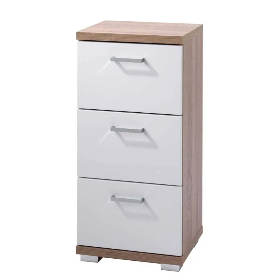 Bad Unterschränke|Badezimmerschränke*Pharao24 Bad Schubladenkommode Evinele