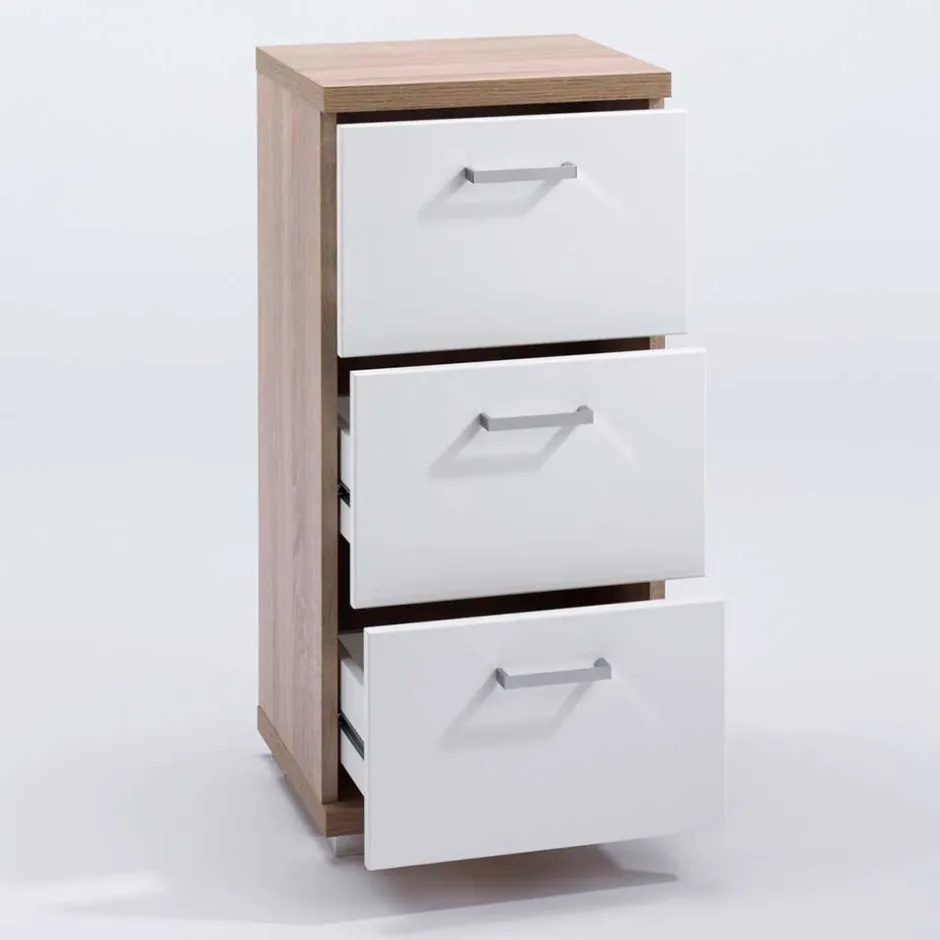 Bad Unterschränke|Badezimmerschränke*Pharao24 Bad Schubladenkommode Evinele