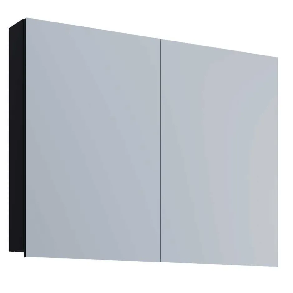 Pharao24 Bad Set 4-teilig schwarz Bonsai> Badmöbel Sets