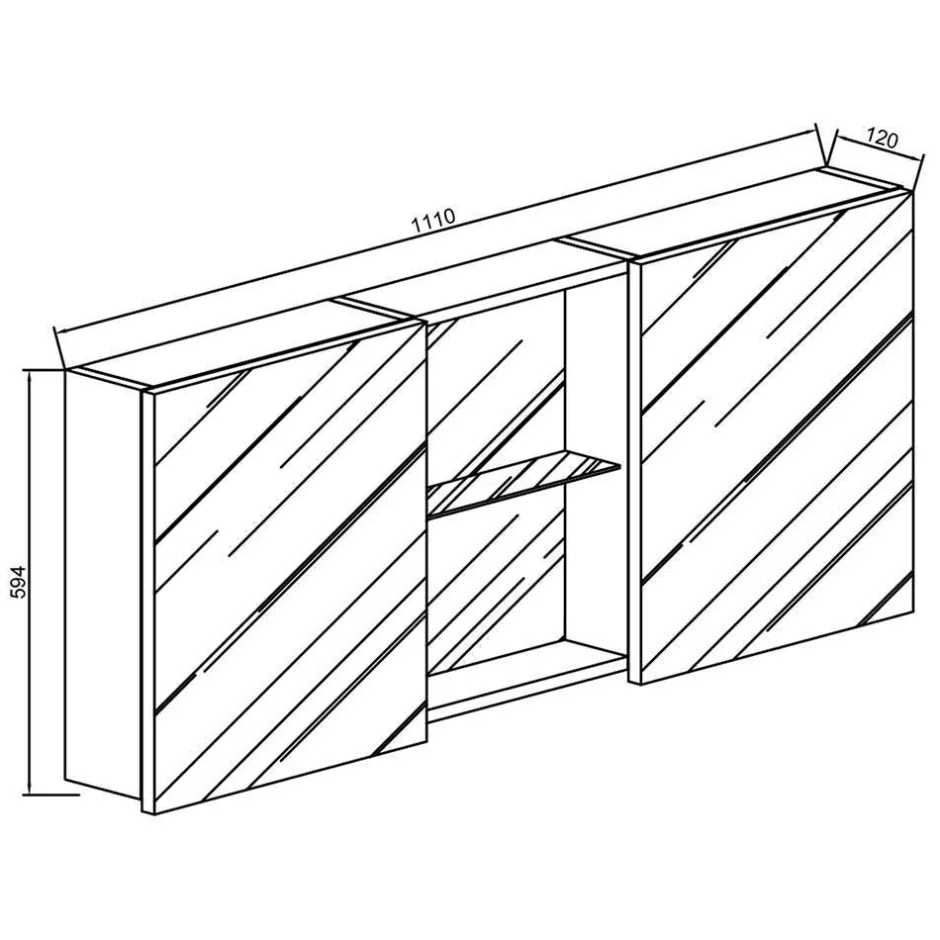 Pharao24 Bad Spiegelschrank Costa> Spiegelschränke|Badezimmerschränke