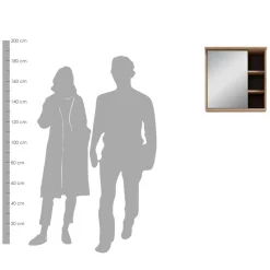 Spiegelschränke|Badezimmerschränke*Pharao24 Bad Spiegelschrank Peetja