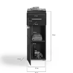 Badezimmerschränke|Bad Unterschränke*Pharao24 Bad Standschrank Reggio